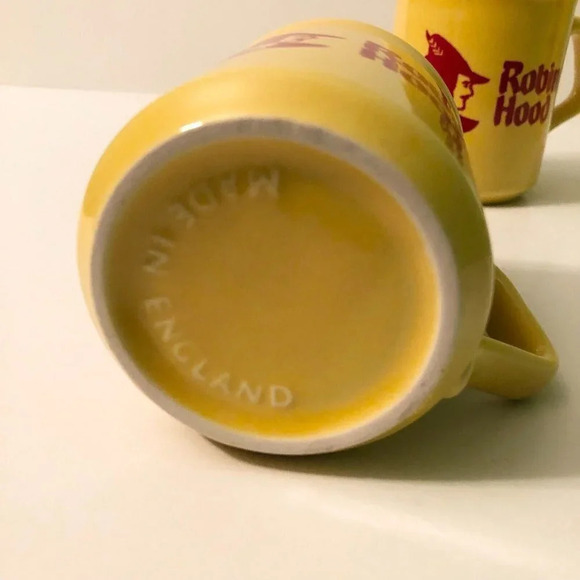 Vintage Lot of 4 Robin Hood Mugs Cups Made in England - Picture 11 of 14